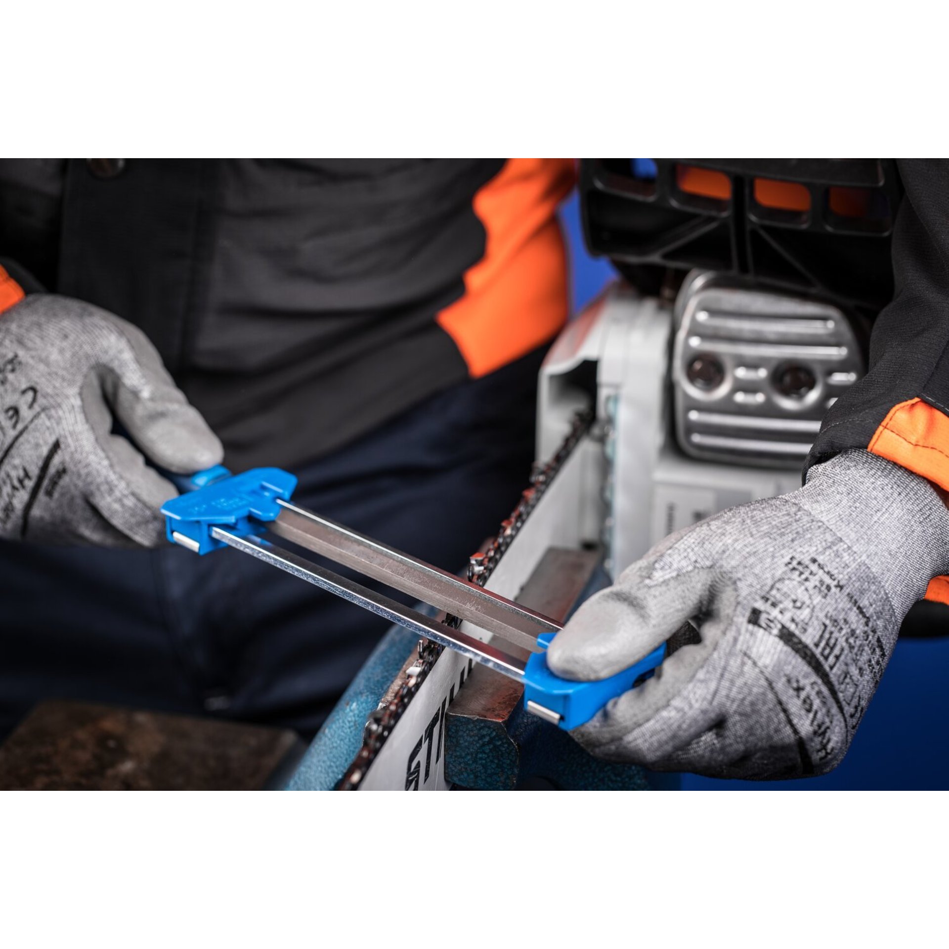 PFERD TOOLS CHAIN SHARP KSSG 91 Kettensägeschärfgerät Ø 4,0mm für Kettenteilung 3/8"-LowProfile Produktbild img2 L
