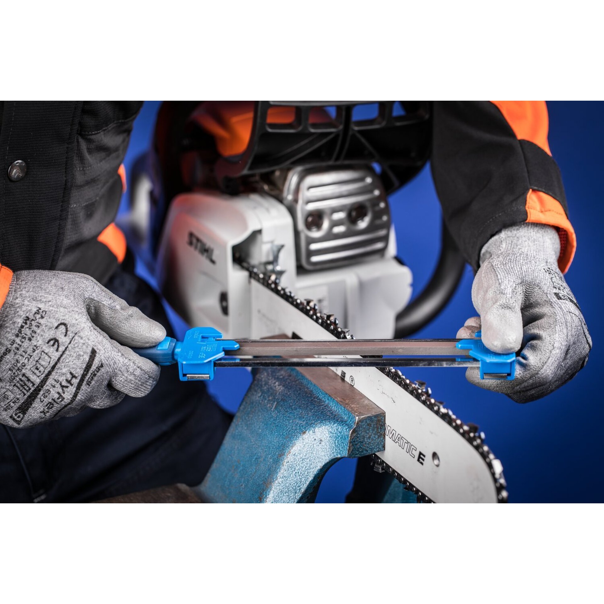 PFERD TOOLS CHAIN SHARP KSSG 91 Kettensägeschärfgerät Ø 4,0mm für Kettenteilung 3/8"-LowProfile Produktbild img3 L