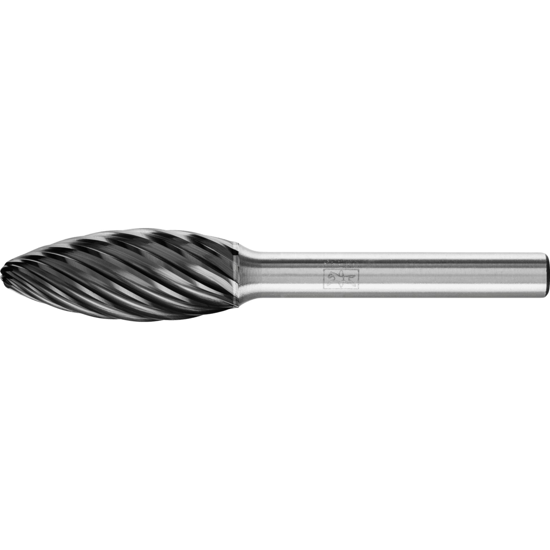 PFERD TOOLS Hartmetall Hochleistungsfrässtift INOX Flamme B Ø 12x30mm Schaft-Ø 6 mm HICOAT für Edelstahl Produktbild img1 L
