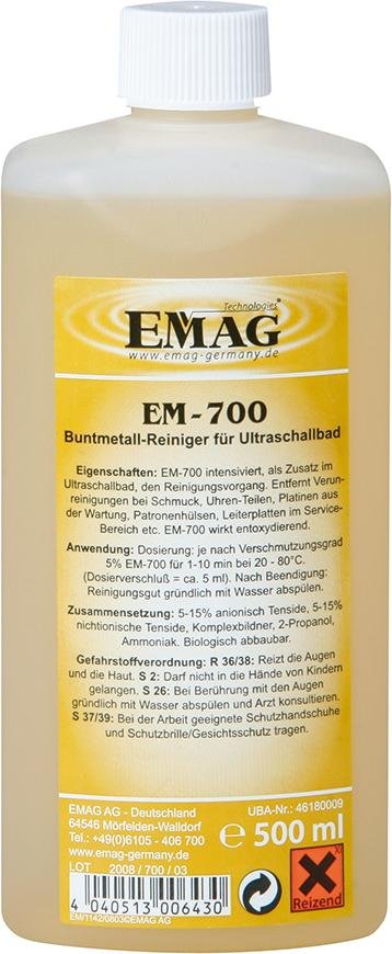 EMAG Buntmetallreiniger EM-700 500ml Produktbild img1 L