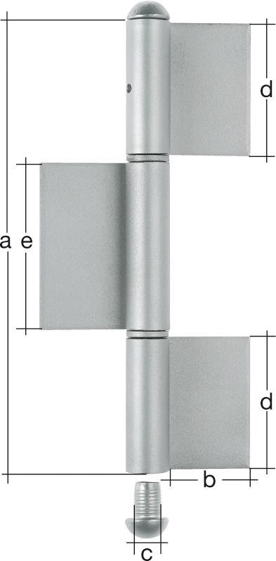 Konstruktionsband KO8,3-teilig,roh240/16 GAH Alberts Produktbild img1 L