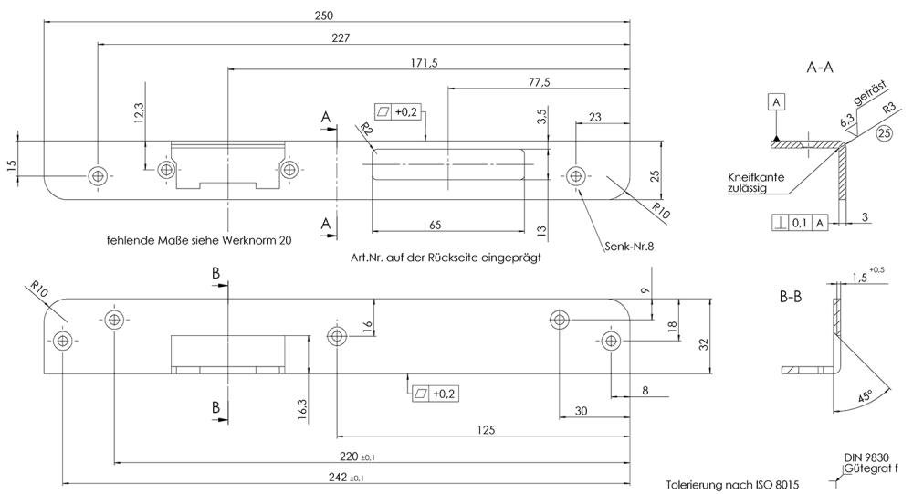 Winkelschließblech 15-3E Produktbild img1 L