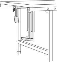 ROCHOLZ PC-Halterung verstellbar silbergrau Produktbild img1 L