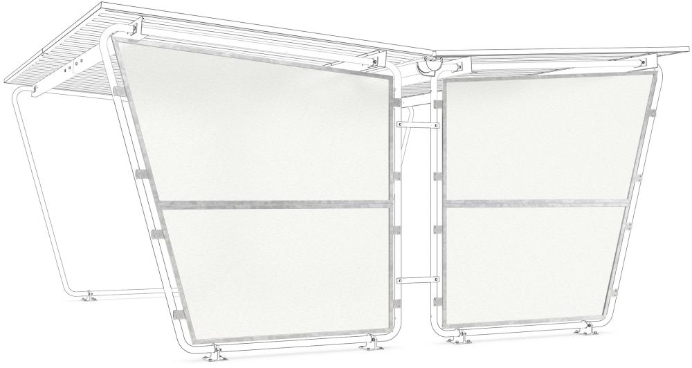 WSM Seitenwand Polyester für Überdachung Siegen Produktbild img2 L