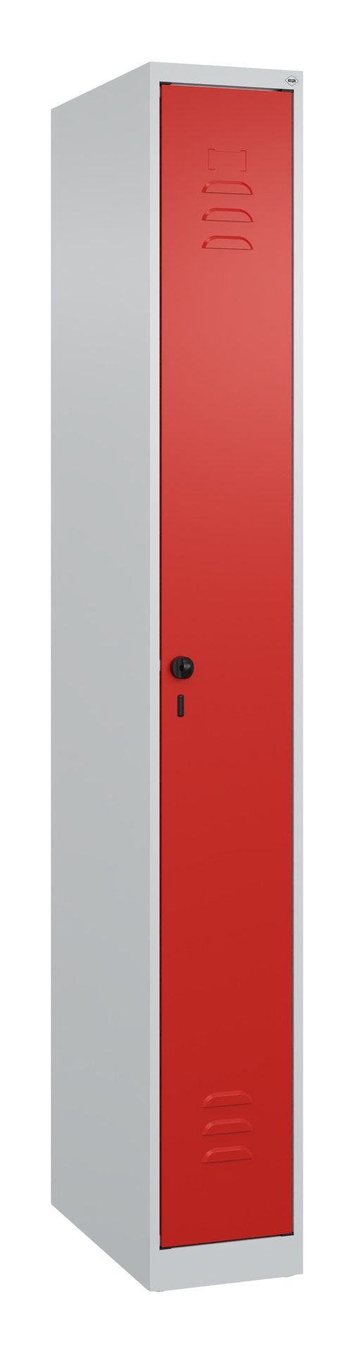 C+P Spind Classic PLUS, 1 Abteil, 1850x250x500mm, 7035/3020 Produktbild img2 L