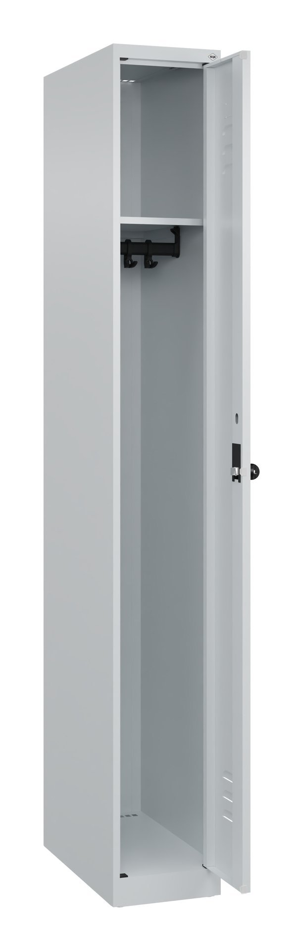 C+P Spind Classic PLUS, 1 Abteil, 1850x250x500mm, 7035/7035 Produktbild img1 L