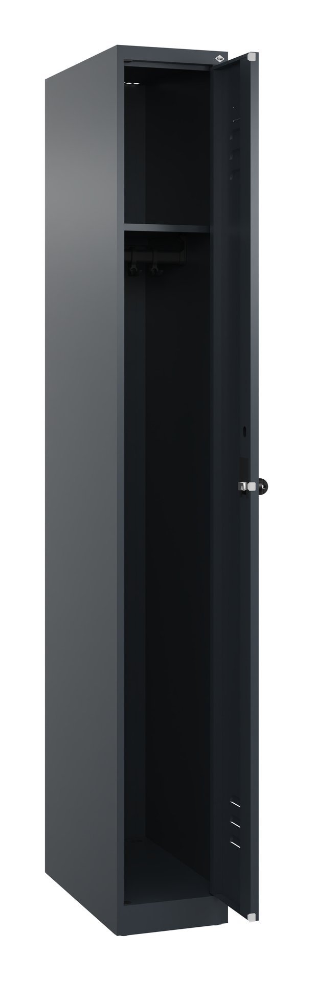 C+P Spind Classic PLUS, 1 Abteil, 1850x250x500mm, 7016/7016 Produktbild img1 L