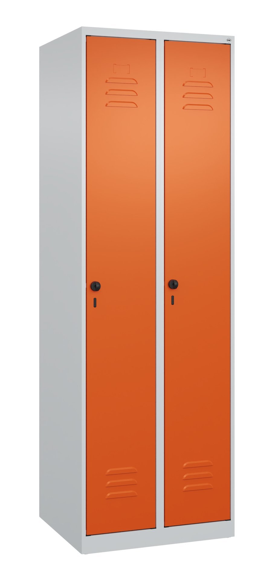 C+P Wäsche-Spind Classic PLUS, 2 Abteile, 1850x600x500mm, 7035/2004 Produktbild img2 L