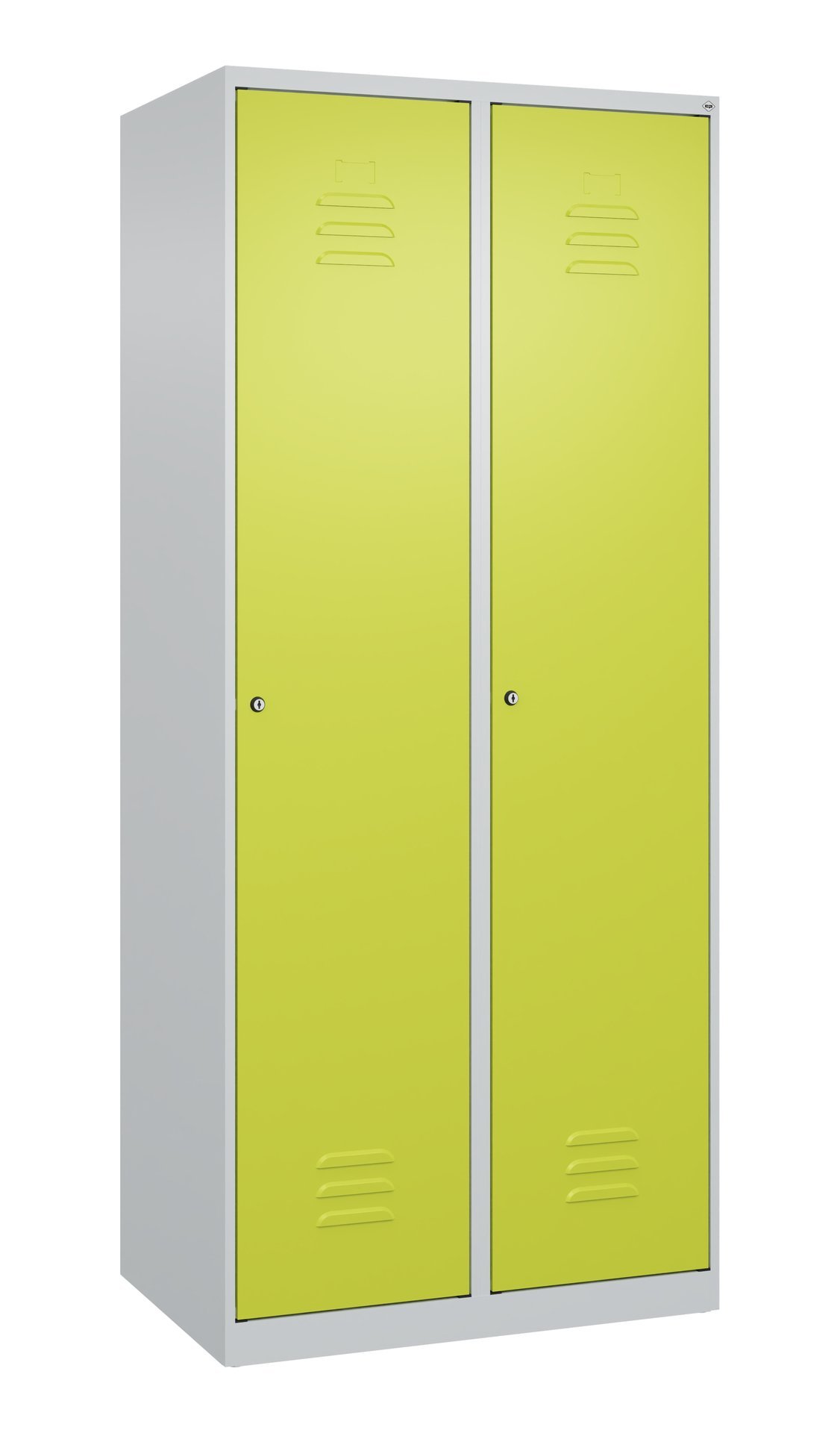 C+P Spind Classic PLUS, 2 Abteile, 1850x800x500mm, 7035/0024 Produktbild img2 L