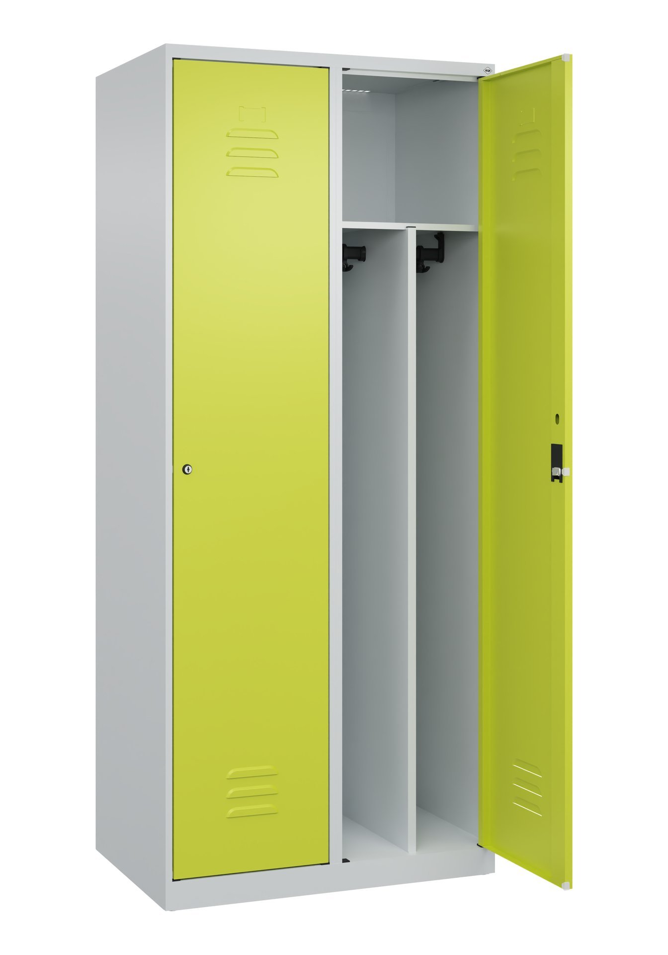 C+P Spind Classic PLUS, 2 Abteile, 1850x800x500mm, 7035/0024 Produktbild img1 L