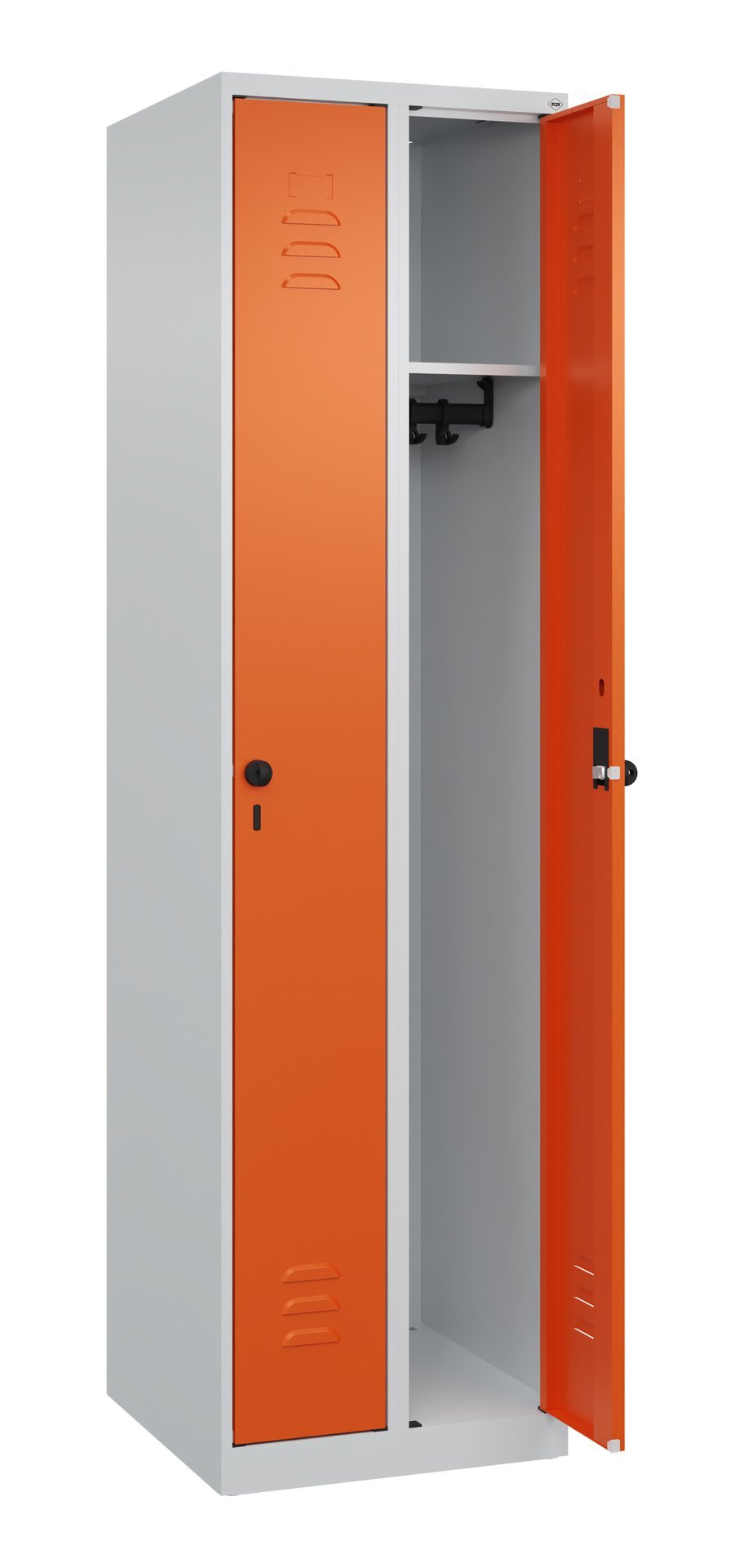 C+P Spind Classic PLUS, 2 Abteile, 1850x500x500mm, 7035/2004 Produktbild img1 L