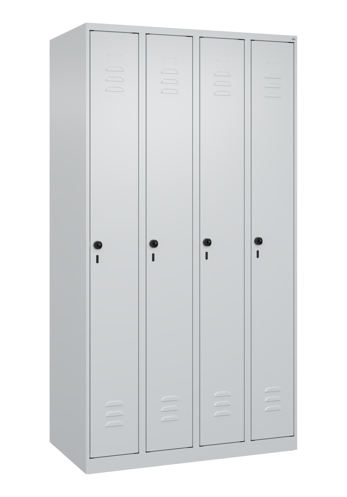 C+P Spind Classic PLUS, 4 Abteile, 1850x1000x500mm, 7035/7035 Produktbild img2 L