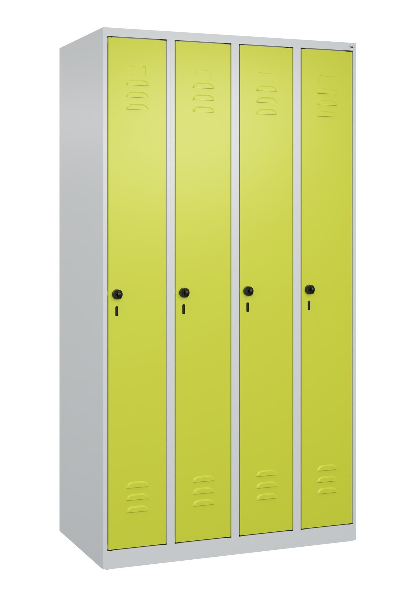 C+P Spind Classic PLUS, 4 Abteile, 1850x1000x500mm, 7035/0024 Produktbild img2 L