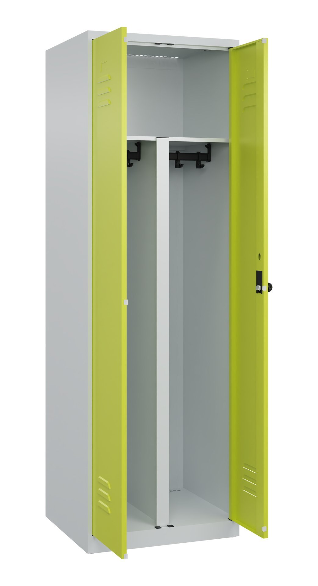 C+P PSA Doppel-Spind Classic PLUS, 2 Abteile, 1850x600x500mm, 7035/0024 Produktbild img1 L