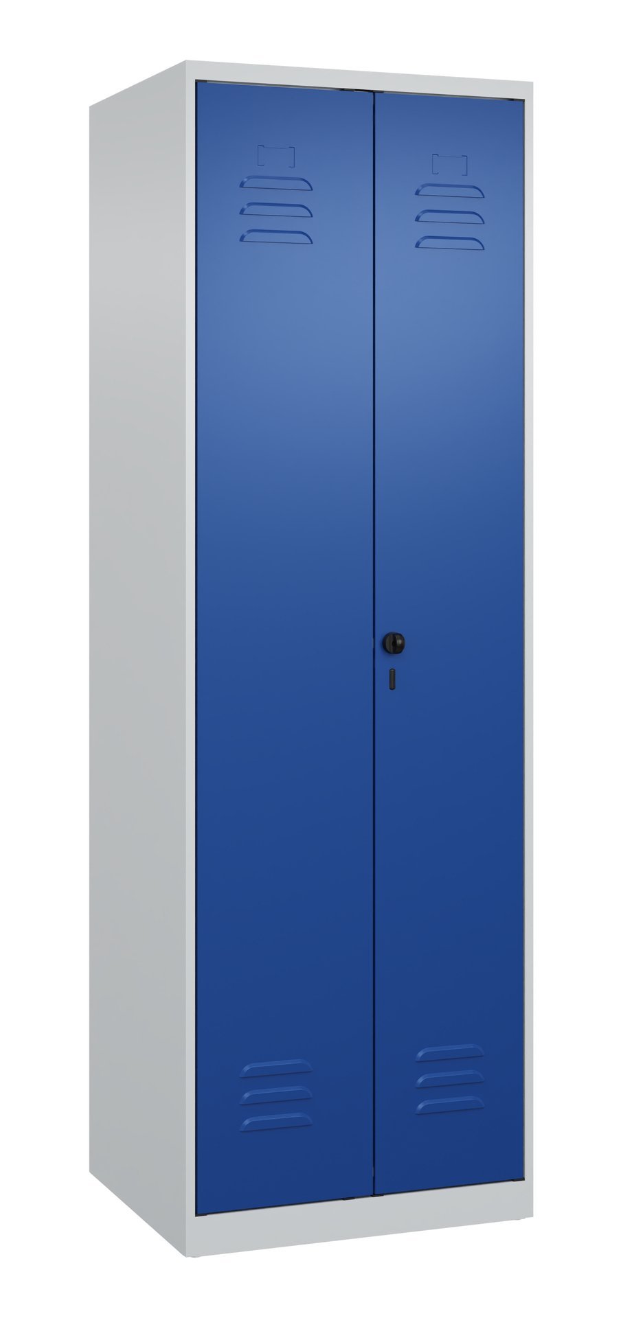 C+P PSA Doppel-Spind Classic PLUS, 2 Abteile, 1850x600x500mm, 7035/5010 Produktbild img2 L