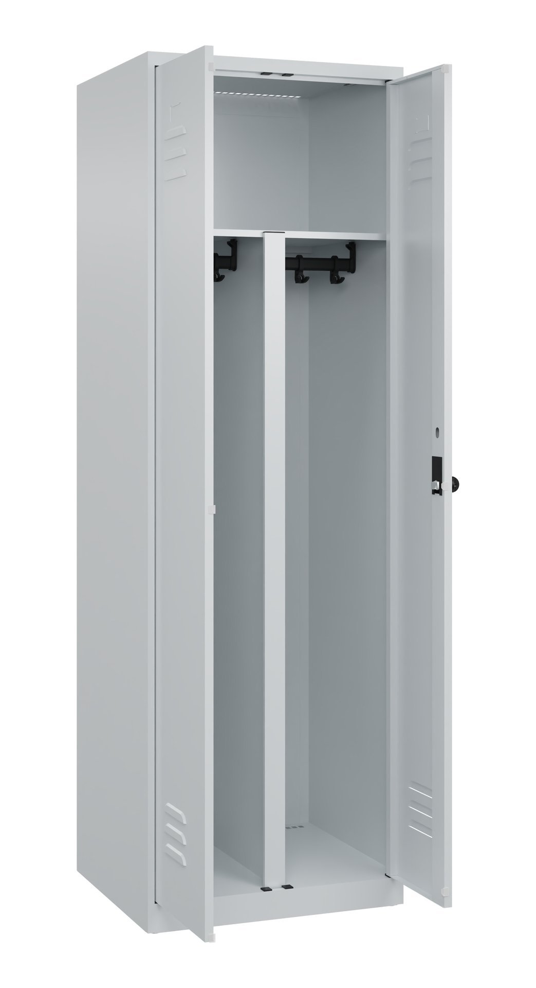 C+P PSA Doppel-Spind Classic PLUS, 2 Abteile, 1850x600x500mm, 7035/7035 Produktbild img1 L