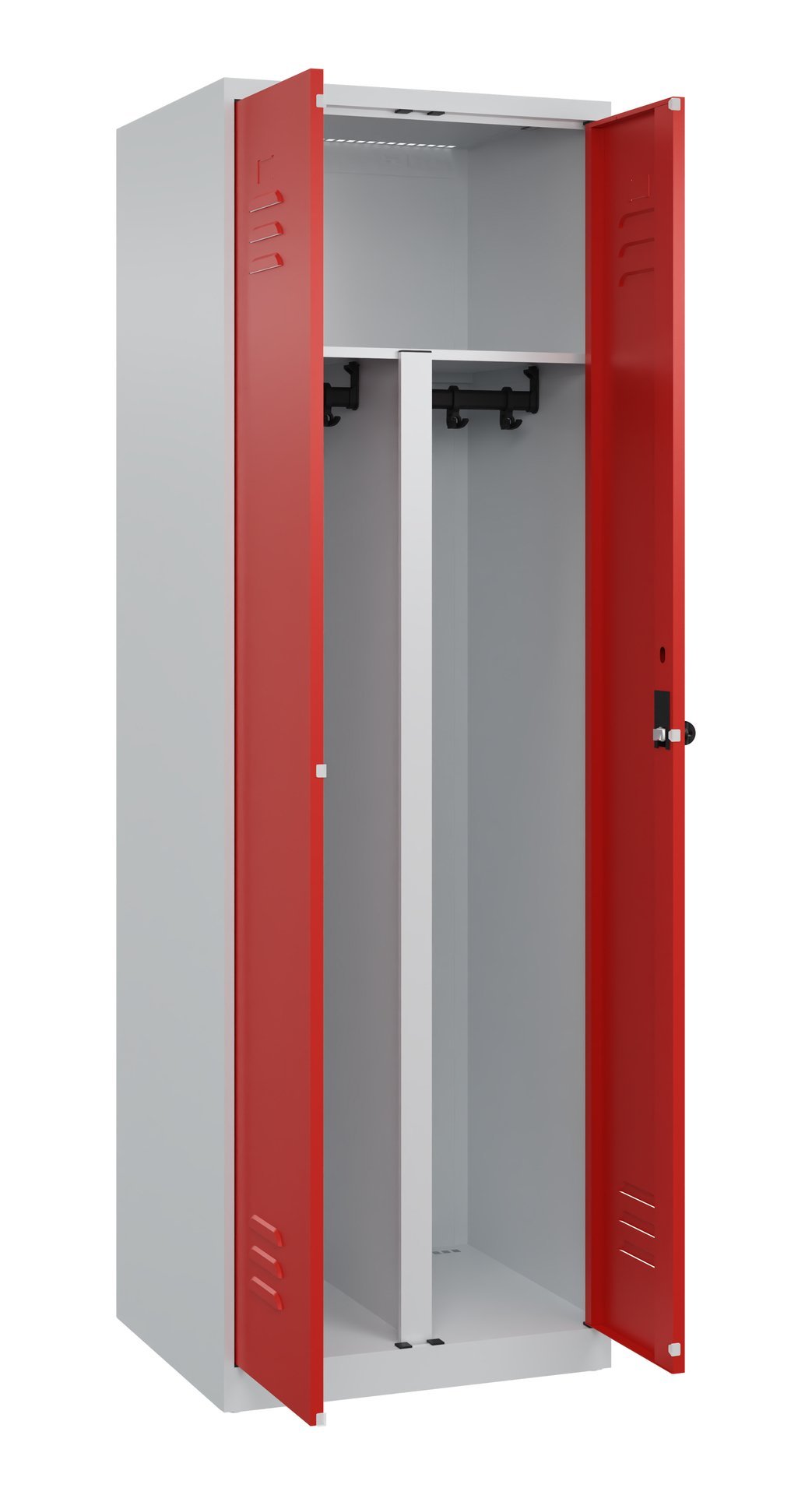 C+P PSA Doppel-Spind Classic PLUS, 2 Abteile, 1850x600x500mm, 7035/3020 Produktbild img1 L
