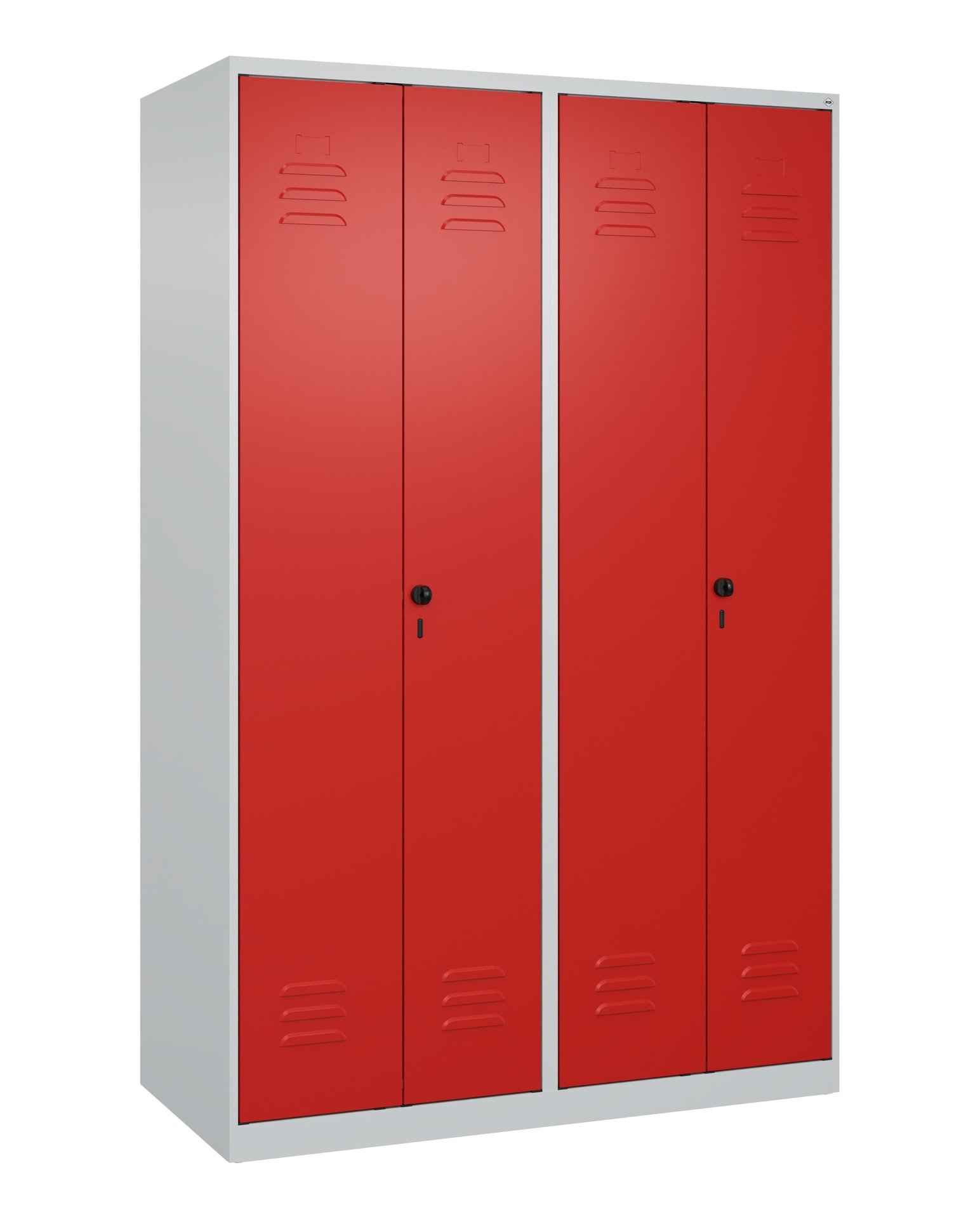 C+P PSA Doppel-Spind Classic PLUS, 4 Abteile, 1850x1200x500mm, 7035/3020 Produktbild img2 L