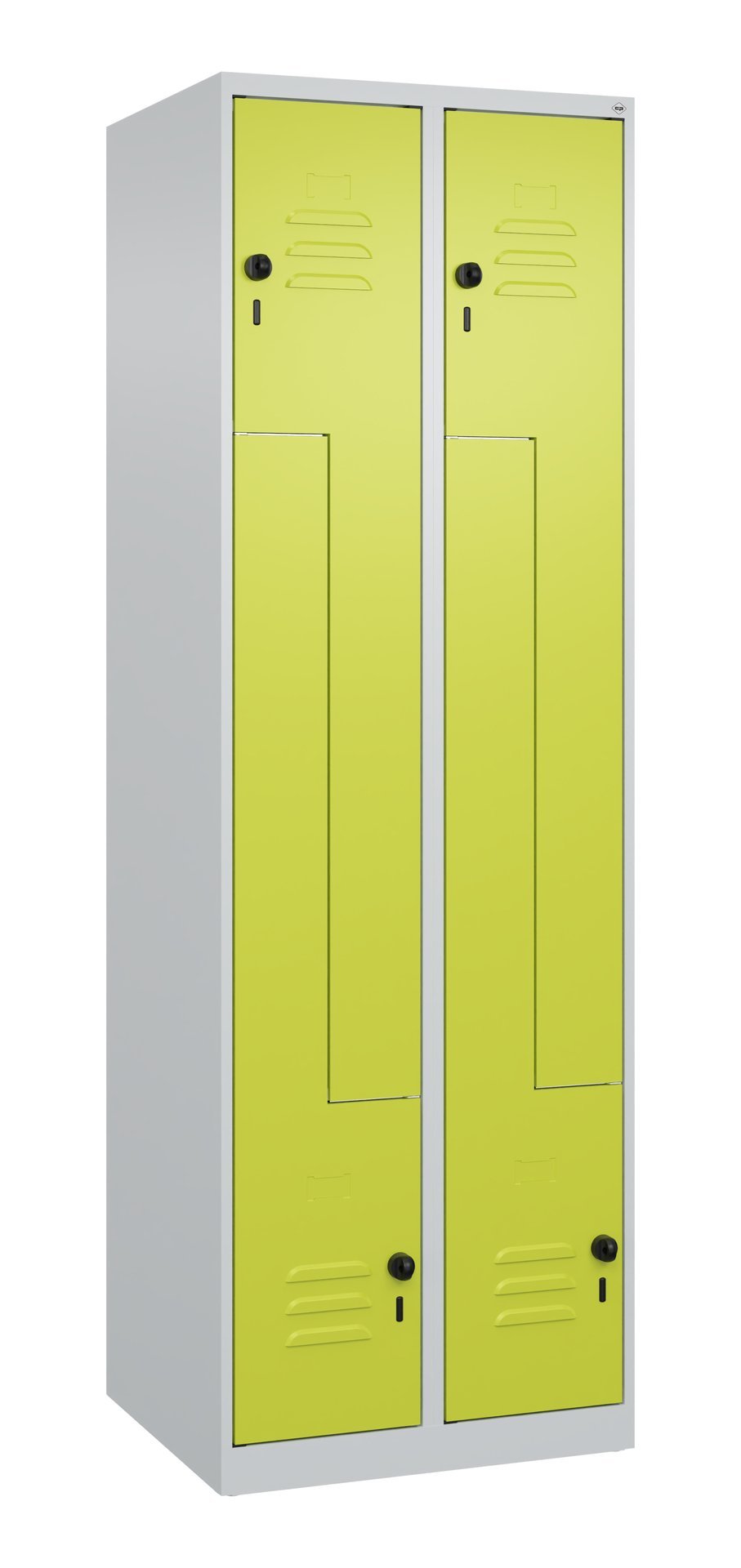 C+P Z-Spind Classic PLUS, 4 Fächer, 1850x600x500mm, 7035/0024 Produktbild img2 L