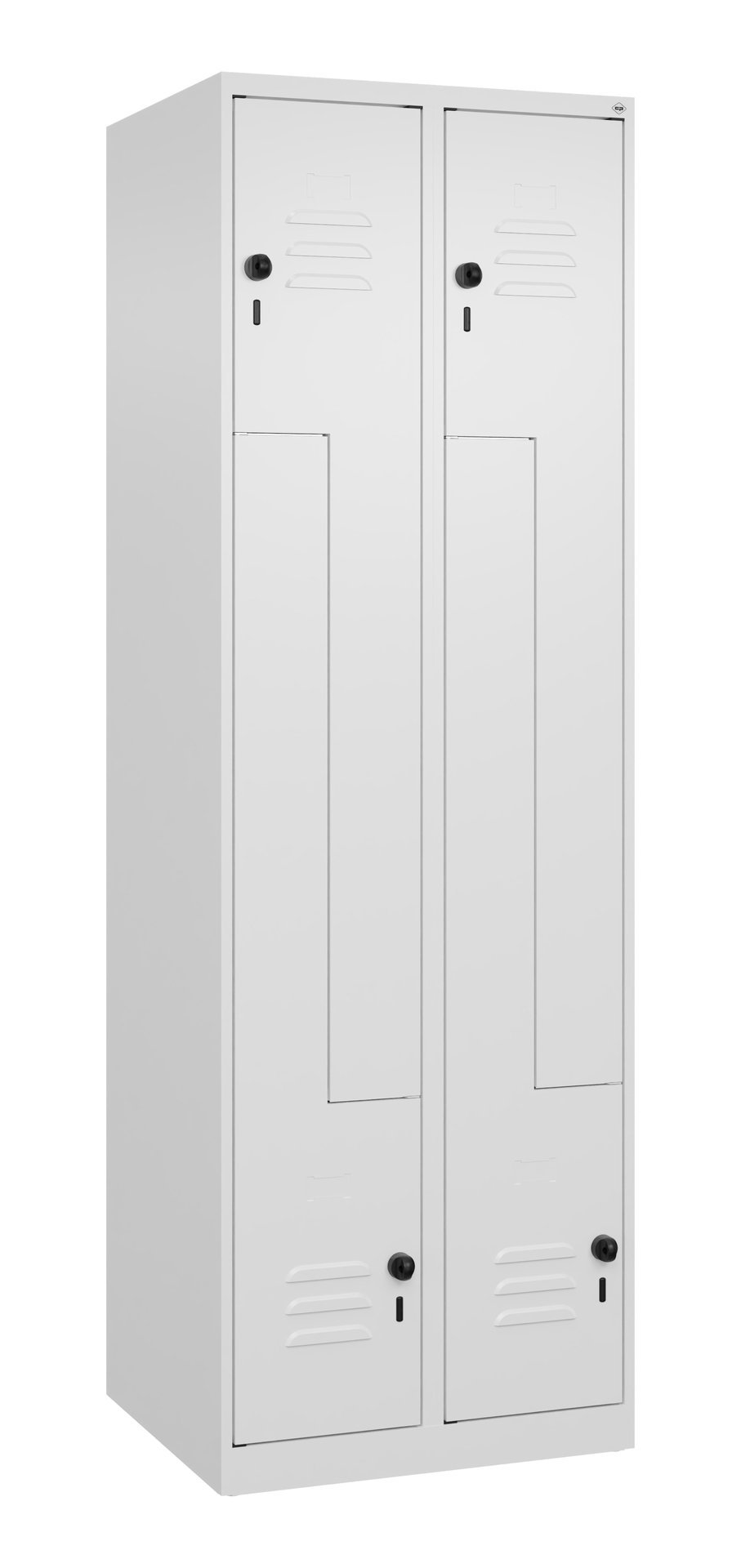 C+P Z-Spind Classic PLUS, 4 Fächer, 1850x600x500mm, 9016/9016 Produktbild img2 L