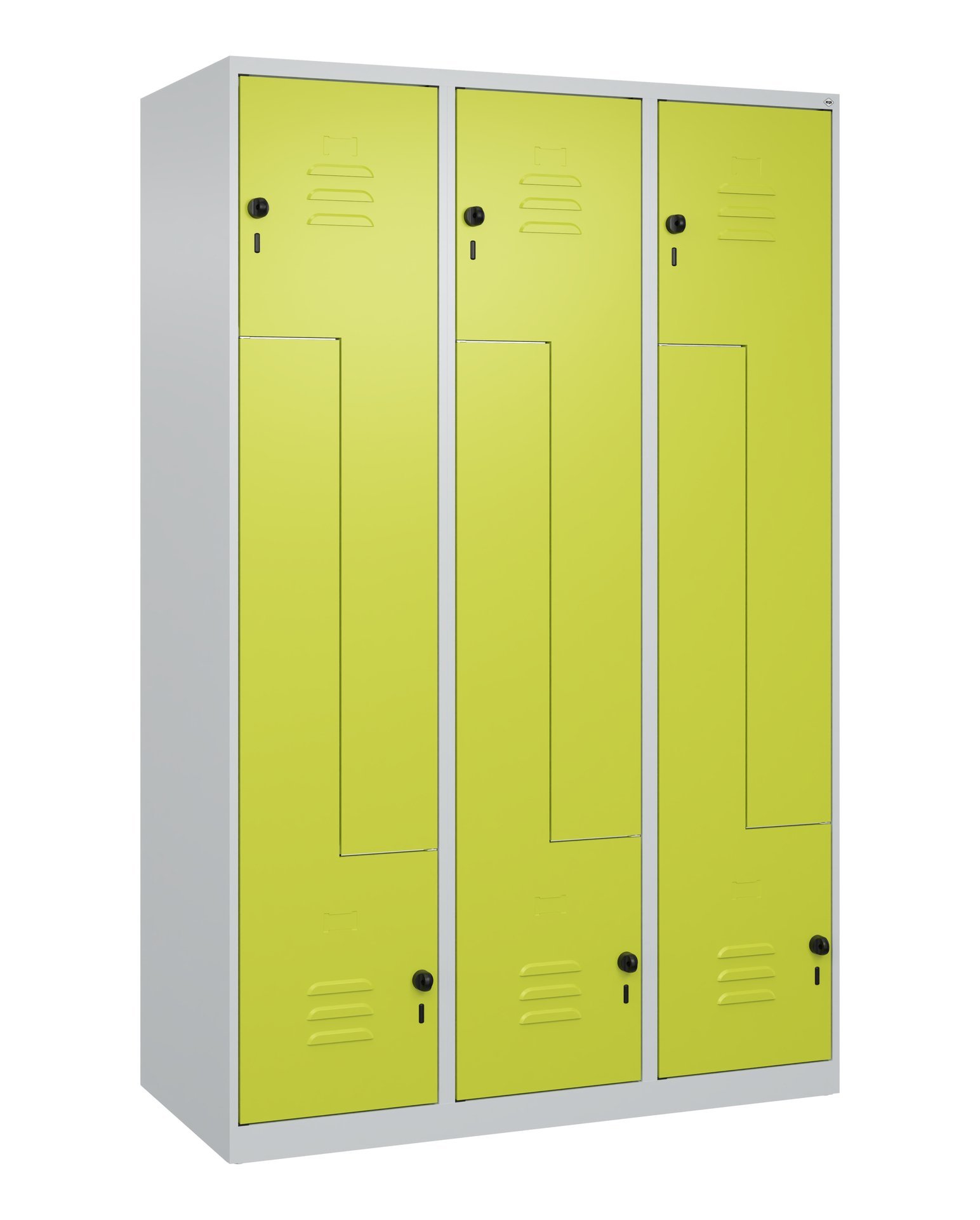 C+P Z-Spind Classic PLUS, 6 Fächer, 1850x1200x500mm, 7035/0024 Produktbild img2 L