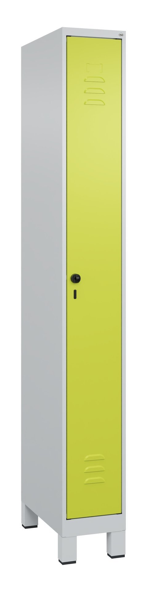 C+P Spind Classic PLUS, Füße, 1 Abteil, 1950x250x500mm, 7035/0024 Produktbild img2 L