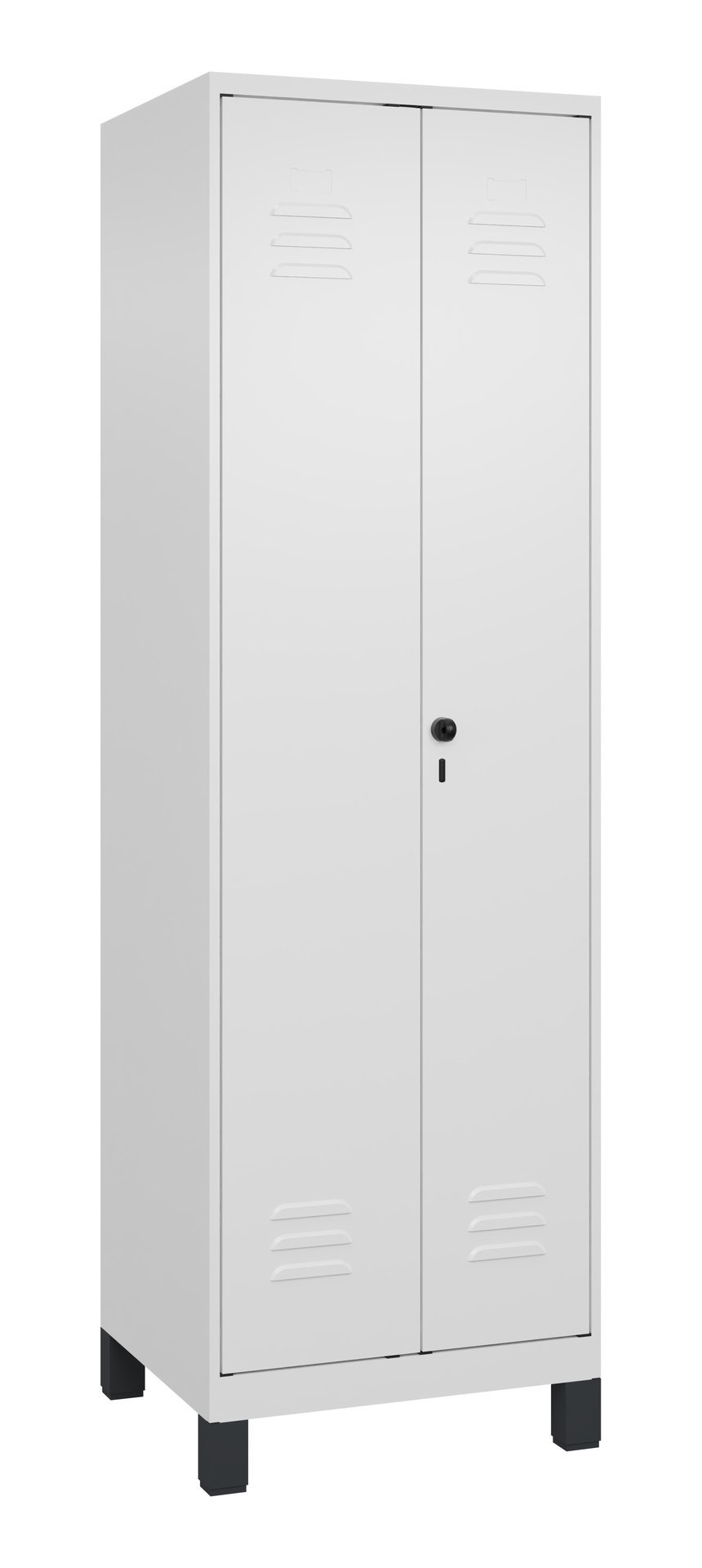 C+P PSA Doppel-Spind Classic PLUS, Füße, 2 Abteile, 1950x600x500mm, 9016/9016 Produktbild img2 L
