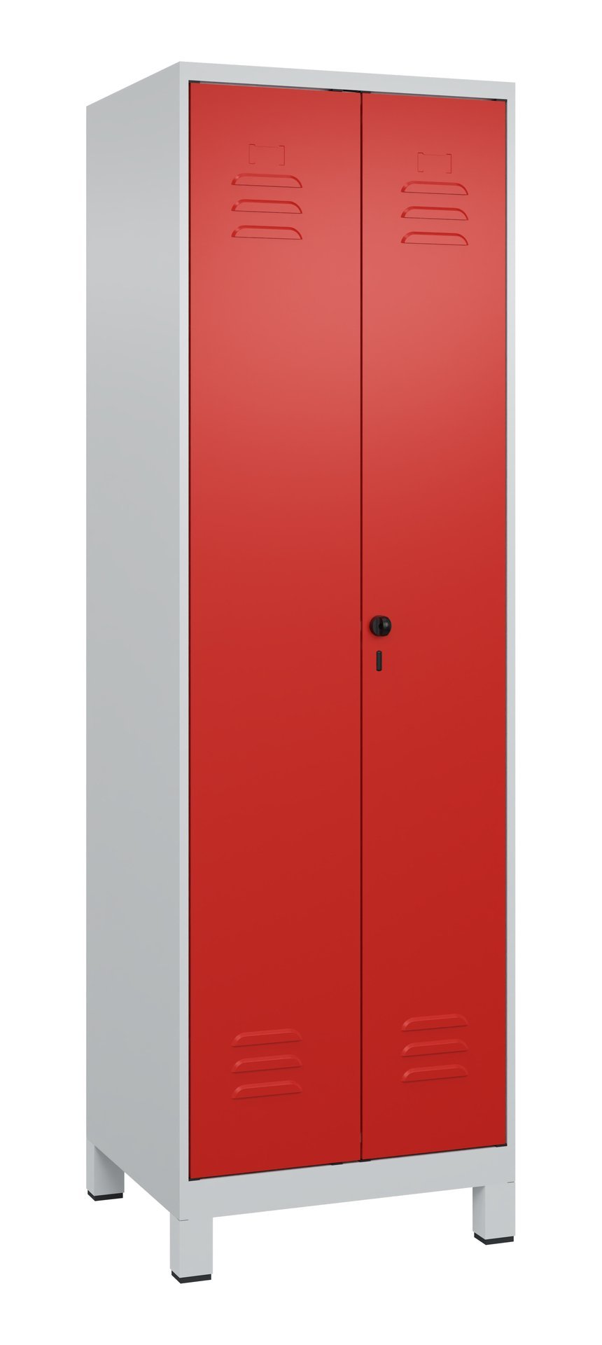 C+P PSA Doppel-Spind Classic PLUS, Füße, 2 Abteile, 1950x600x500mm, 7035/3020 Produktbild img2 L