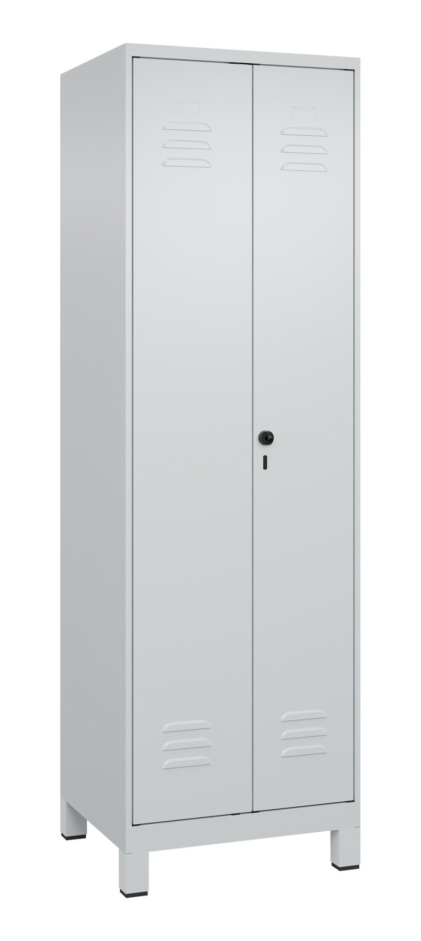 C+P PSA Doppel-Spind Classic PLUS, Füße, 2 Abteile, 1950x600x500mm, 7035/7035 Produktbild img3 L