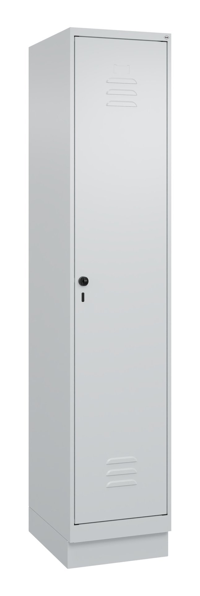 C+P Spind Classic PLUS, Sockel, 1 Abteil, 1950x400x500mm, 7035/7035 Produktbild img2 L