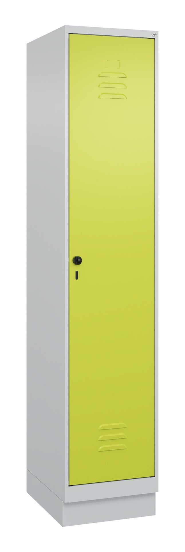 C+P Spind Classic PLUS, Sockel, 1 Abteil, 1950x400x500mm, 7035/0024 Produktbild img2 L