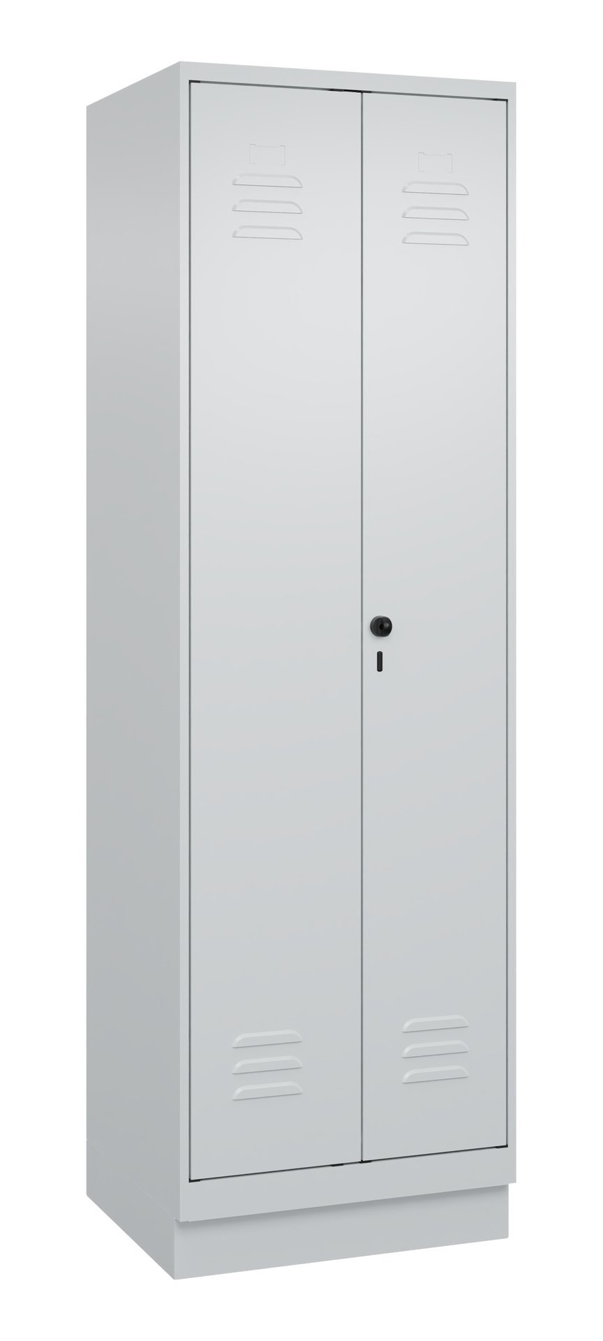 C+P PSA Doppel-Spind Classic PLUS, Sockel, 2 Abteile, 1950x600x500mm, 7035/7035 Produktbild img3 L