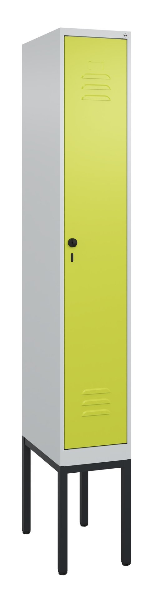 C+P Spind Classic PLUS, Gestell, 1 Abteil, 2120x300x500mm, 7035/0024 Produktbild img2 L