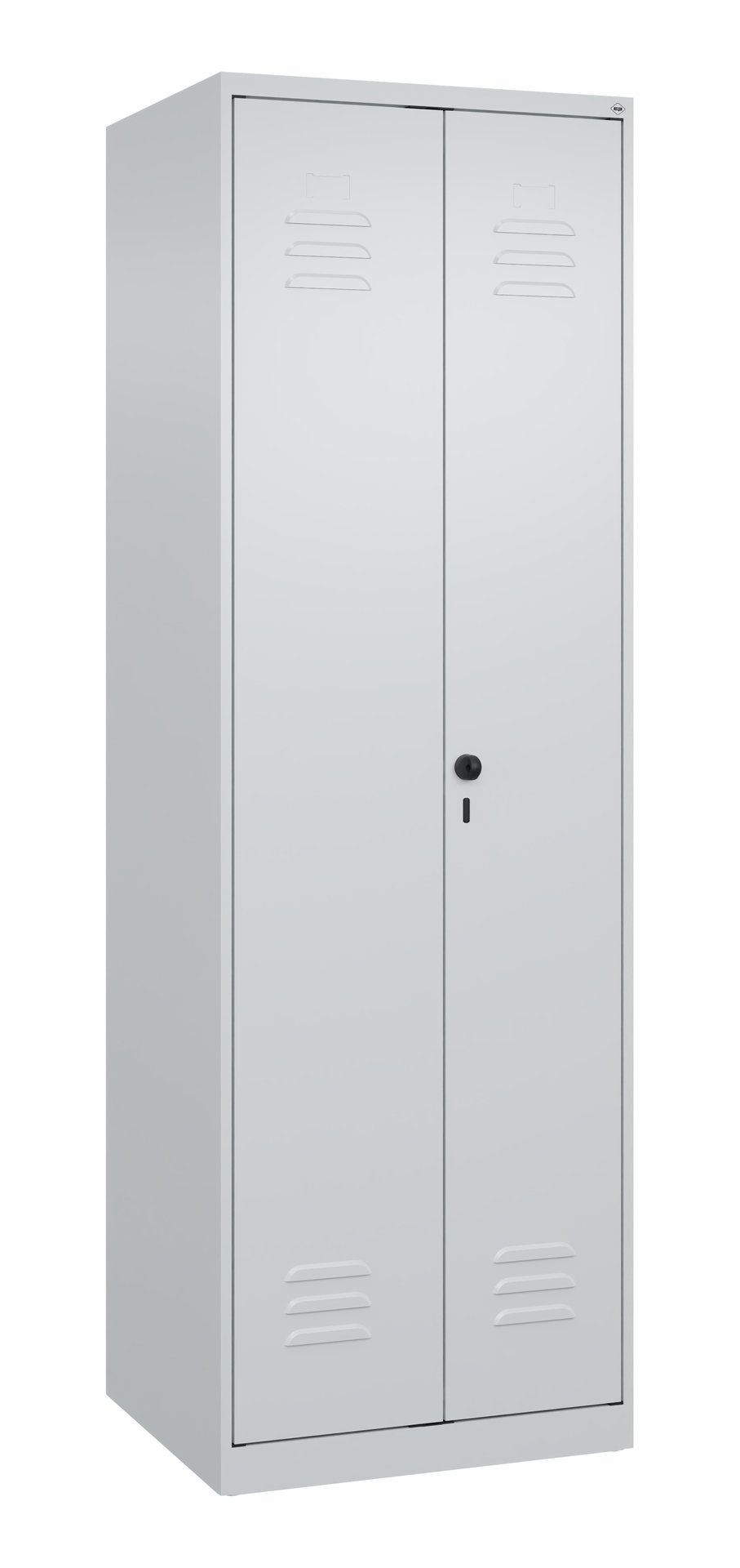 C+P Putzmittel-Spind Classic PLUS, 2 Abteile, 1850x600x500mm, 7035/7035 Produktbild img3 L