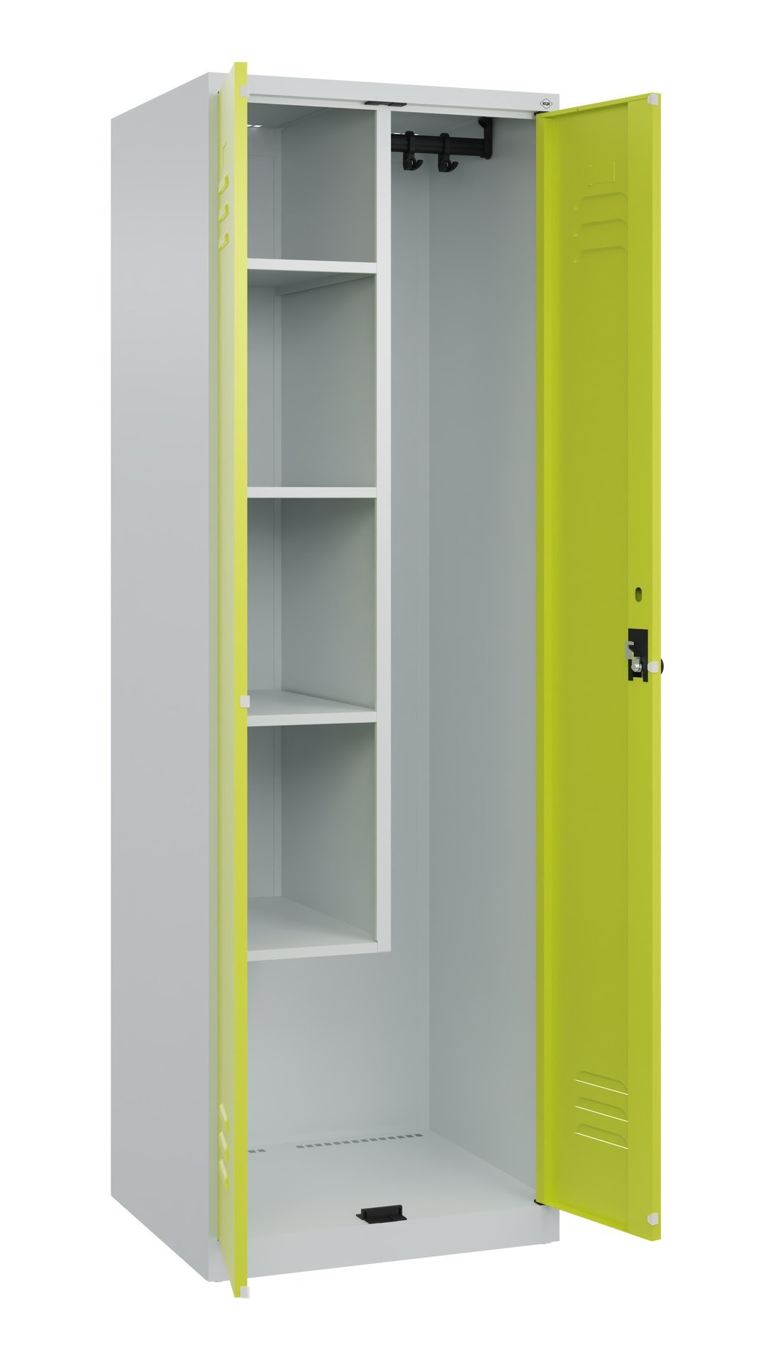 C+P Putzmittel-Spind Classic PLUS, 2 Abteile, 1850x600x500mm, 7035/0024 Produktbild img1 L