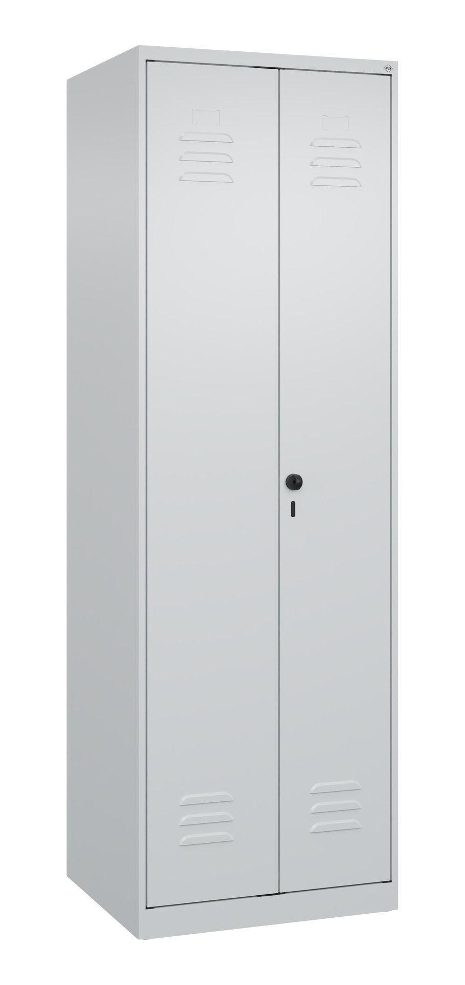 C+P Wäsche-/Garderobenspind Classic PLUS, 2 Abteile, 1850x600x500mm, 7035/7035 Produktbild img3 L