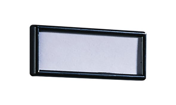 C+P Kunststoff-Visitenkartenhalter, schwarz, selbstklebend Produktbild img1 L