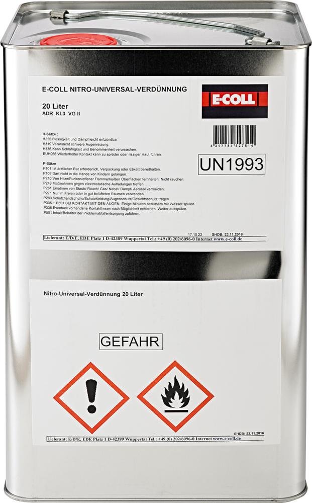 Nitro-Univ-Verdünnung 20L Kanister E-COLL Produktbild img1 L
