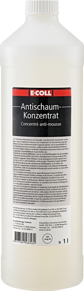 Antischaum-Konzentrat 1L Flasche E-COLL Produktbild img1 L