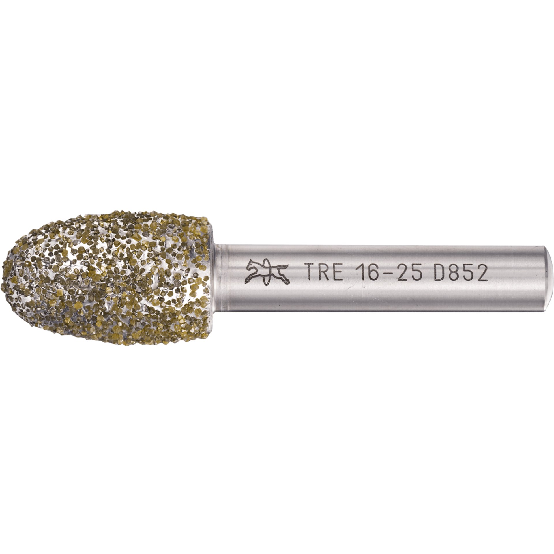 PFERD TOOLS Diamant-Schleifstift Tropfenform 16x25x8 mm D852 zum Schleifen von Grau-und Sphäroguss Produktbild img1 L