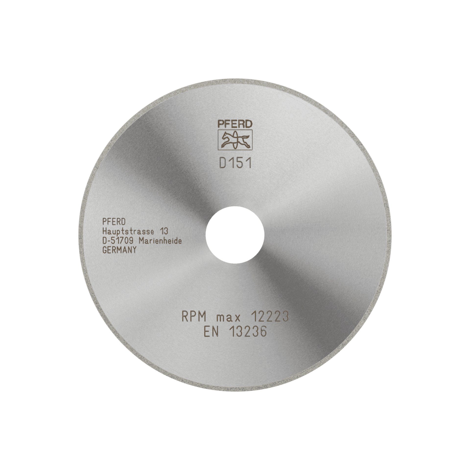 PFERD TOOLS Diamant-Trennscheibe D1A1R 125x1,4x20,0mm D151 (mittel) für Glas/Keramik/Hartmetall Produktbild img1 L