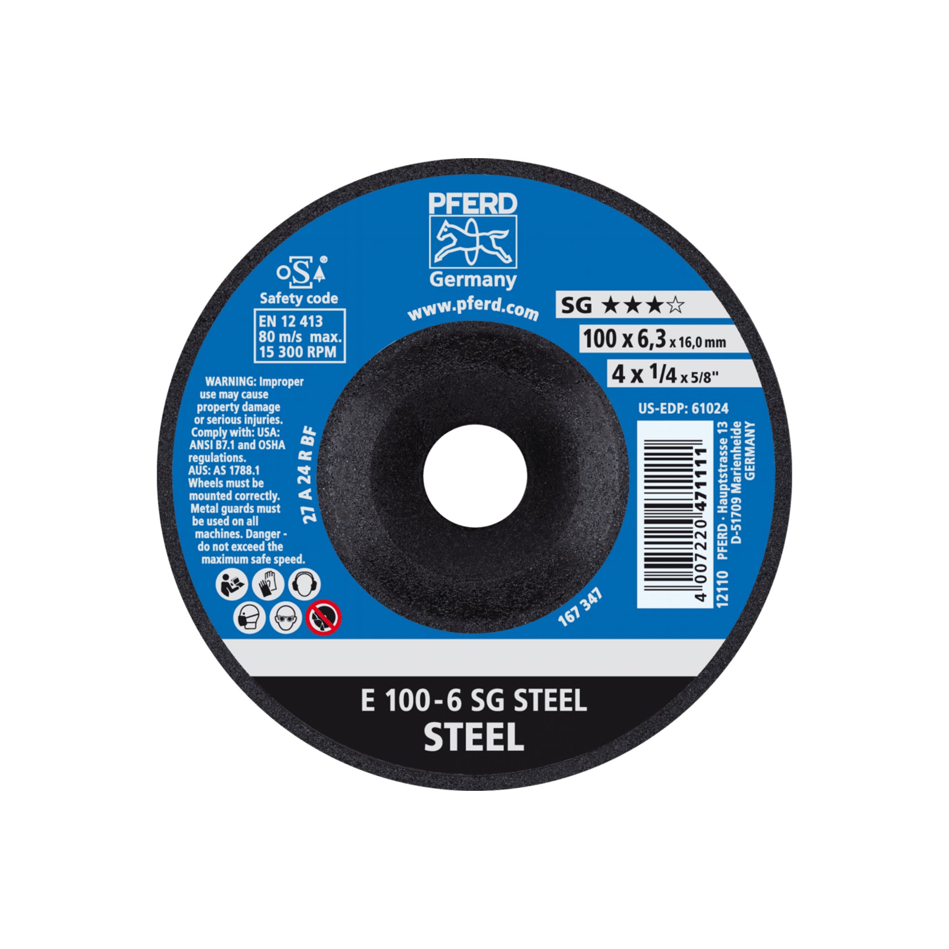 PFERD TOOLS Schruppscheiben SG STEEL ★★★☆ Produktbild img1 L