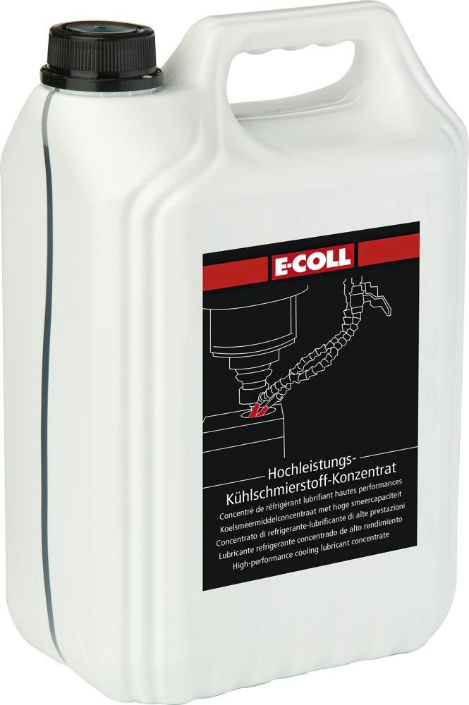 E-COLL Hochleistungs- Kühlschmierstoff wassermischbar biostabil 5l Kanister Produktbild img1 L