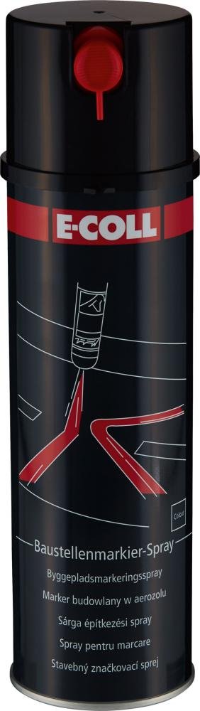 Baustellenmarkierspray 500ml schwarz E-COLL EE Produktbild img1 L