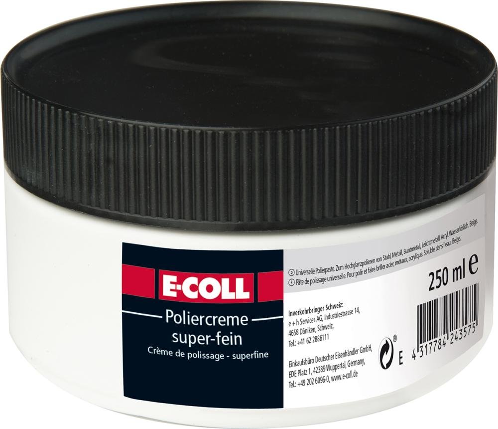Poliercreme, super-fein 250ml Dose, beige E-COLL Produktbild img1 L