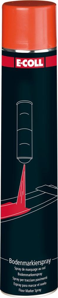 Bodenmarkierspray 750ml rot E-COLL Produktbild img1 L