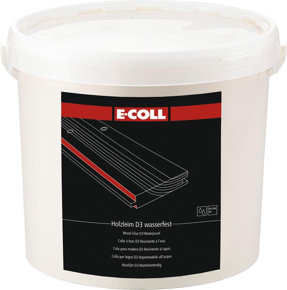 Holzleim D3 10kg Eimer wasserfest E-COLL Produktbild img1 L