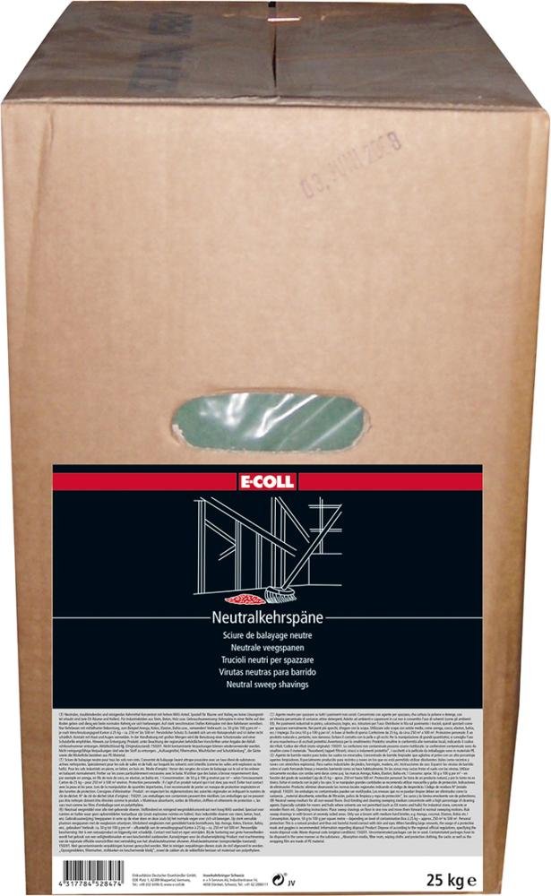 Neutralkehrspäne 25kg grün E-COLL Produktbild img1 L