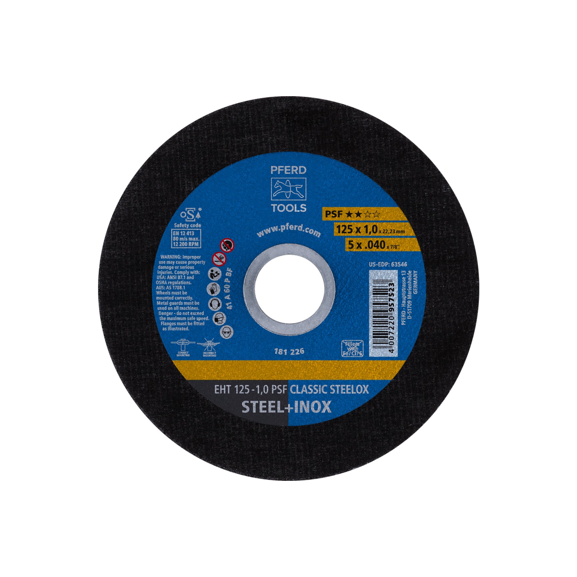 PFERD TOOLS Trennscheiben PSF CLASSIC STEELOX ★★☆☆ Produktbild img1 L