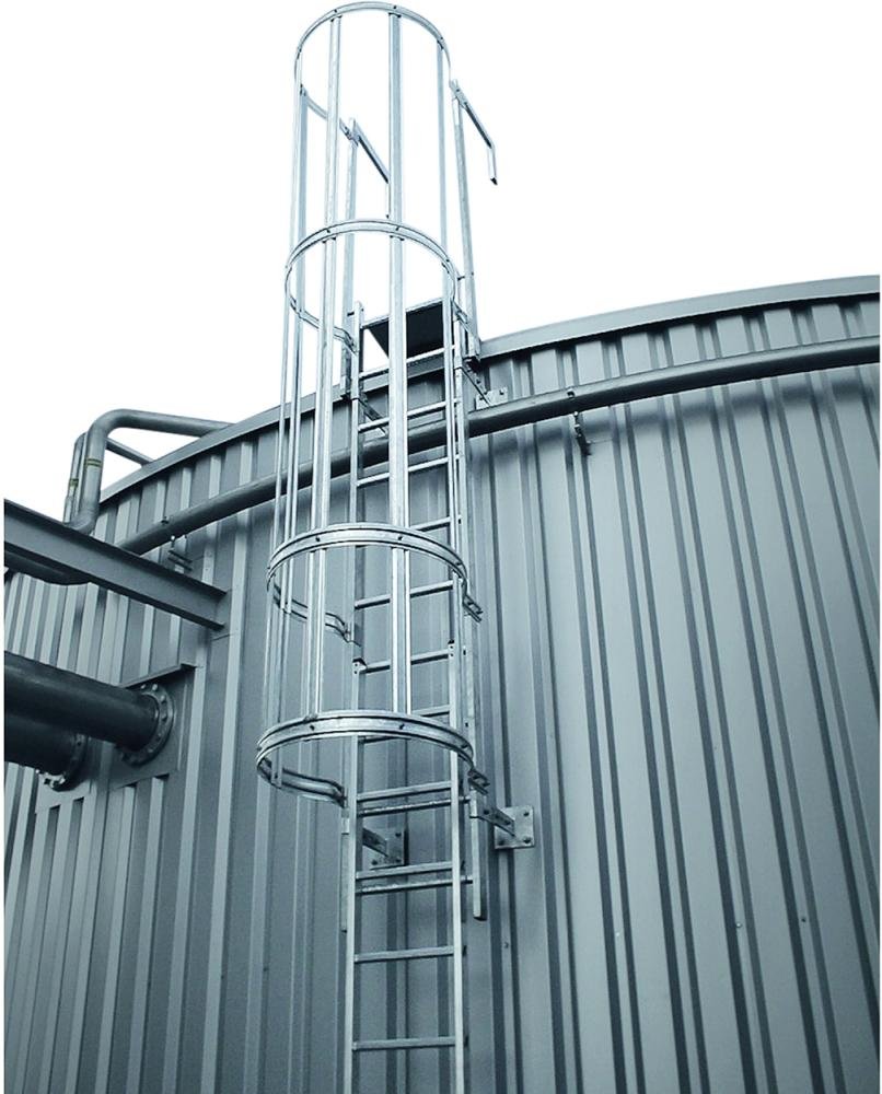 Einzügige Steigleiter, Stahl, verzinkt Produktbild img1 L